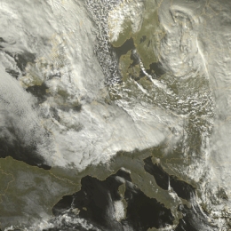 Convergence lines over Sea and Lakes in Denmark and Sweden